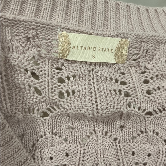 Altar’d State cropped bell sleeve sweater - NEW - Picture 4 of 5